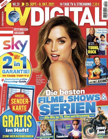 Ana de Armas - TV Digital Magazine Cover [Germany] (25 September 2021)