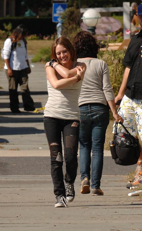 Hilary Duff Filming Greta October 23, 2007 – Star Style