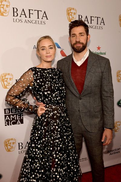 Emily Blunt and John Krasinski : The BAFTA Los Angeles Tea Party