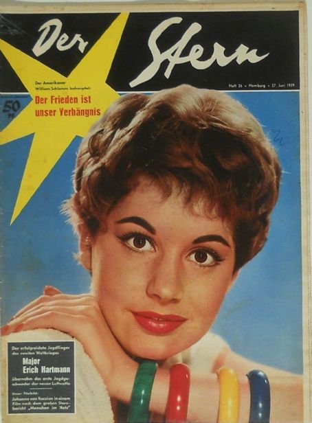 Johanna von Koczian - Der Stern Magazine Cover [West Germany] (27 June 1959)
