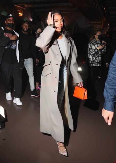 Lori Harvey – Arrives at the COD Triller game event in Los Angeles