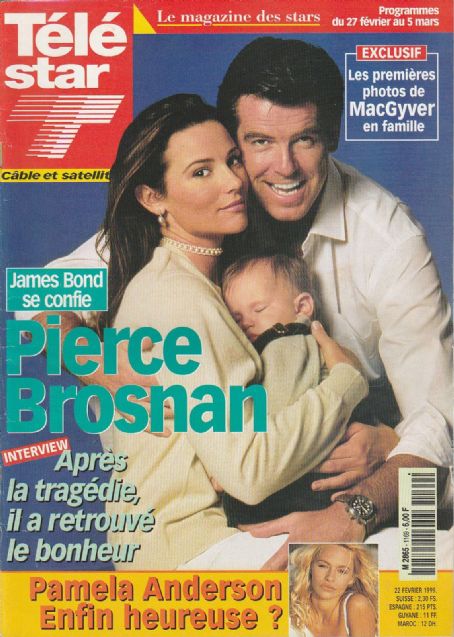 Pierce Brosnan, Télé Star Magazine 22 February 1999 Cover Photo - France