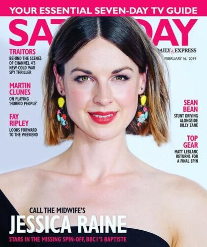 Jessica Raine, Saturday Magazine 16 February 2019 Cover Photo - United ...