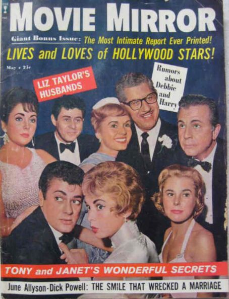 Eddie Fisher, Elizabeth Taylor, Debbie Reynolds, Dick Powell, Janet ...