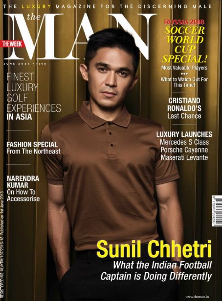 Sunil Chhetri, The Man Magazine June 2018 Cover Photo - India