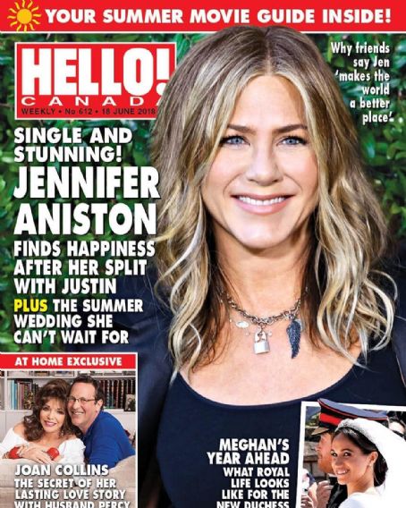 Jennifer Aniston, Hello! Magazine 18 June 2018 Cover Photo - Canada