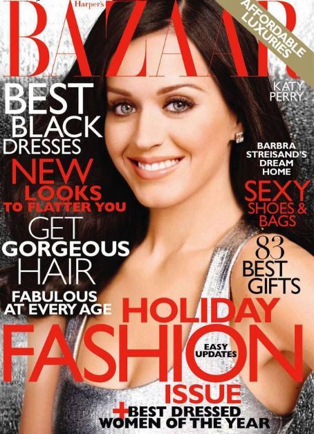 Harper's Bazaar Magazine December 2010 Cover Photo - United States