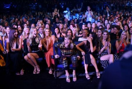 Selena Gomez in the audience at the 2015 MTV Video Music Awards at Microsoft Theater on August 30, 2015 in Los Angeles, California