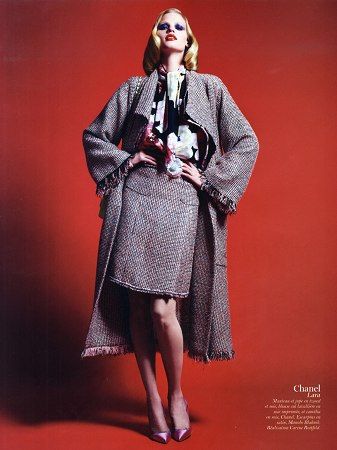 Mario Sorrenti, Lara Stone, Vogue Magazine February 2011 Cover Photo ...