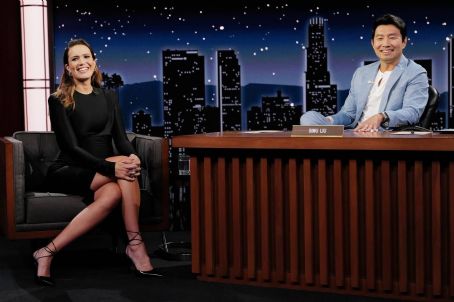 Mandy Moore and Simu Liu– Jimmy Kimmel Live! August 2022