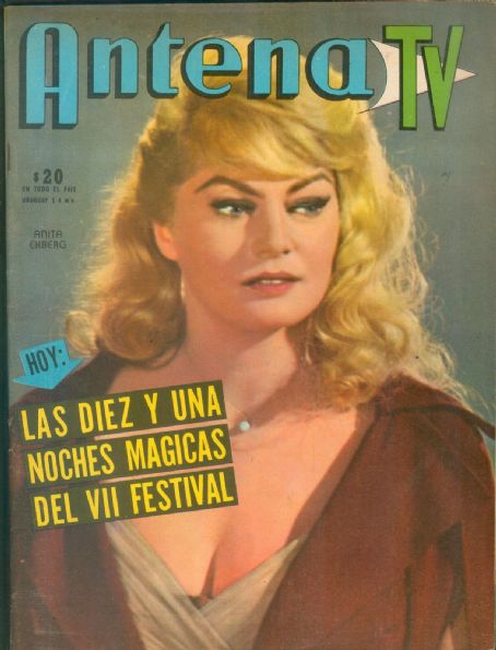 Anita Ekberg - Antena TV Magazine Cover [Argentina] (30 March 1965)