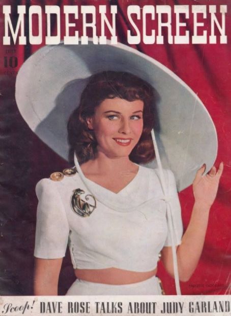 Paulette Goddard, Modern Screen Magazine July 1941 Cover Photo - United ...