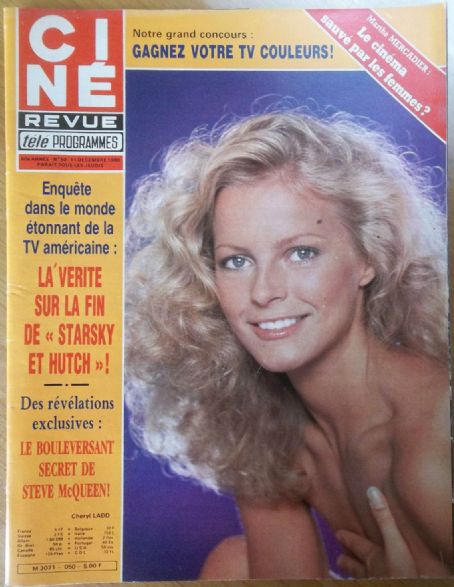 Cheryl Ladd, Cine Tele Revue Magazine 11 December 1980 Cover Photo - France