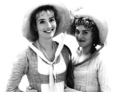Kate Winslet as Marianne Dashwood and Emma Thompson as Elinor Dashwood in Sense and Sensibility (1995)