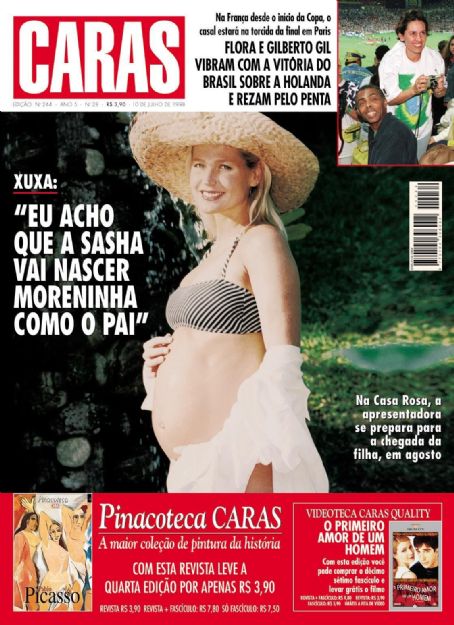 Xuxa, Gilberto Gil, Caras Magazine 10 July 1998 Cover Photo image