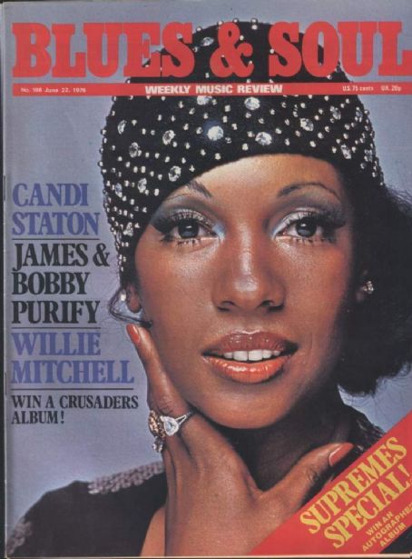 Candi Staton, Blues & Soul Magazine 22 June 1976 Cover Photo - United ...