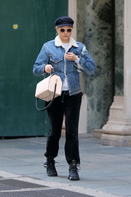 Diane Kruger – Heads to the gym in New York City - FamousFix
