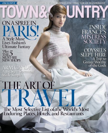 Town & Country Magazine April 2014 Cover Photo - United States