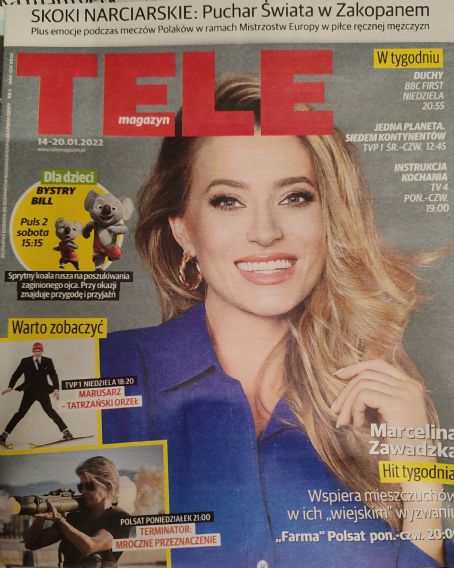 Marcelina Zawadzka - Tele Magazyn Magazine Cover [Poland] (14 January 2022)