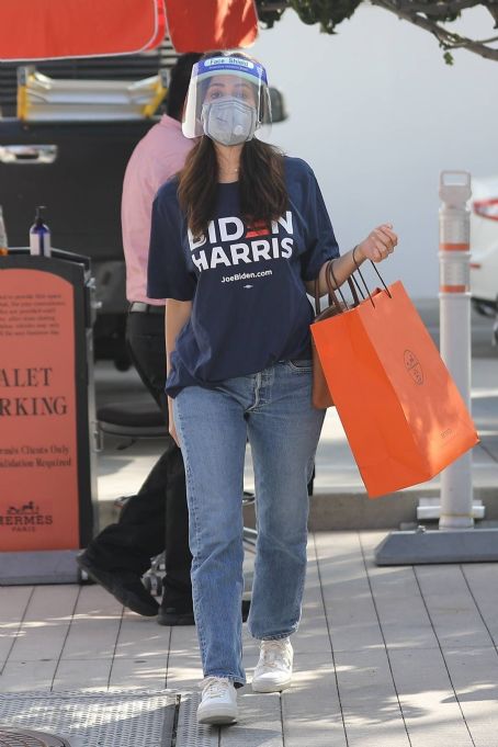 Emmy Rossum - Shopping at Hermes on Rodeo Drive in Beverly Hills
