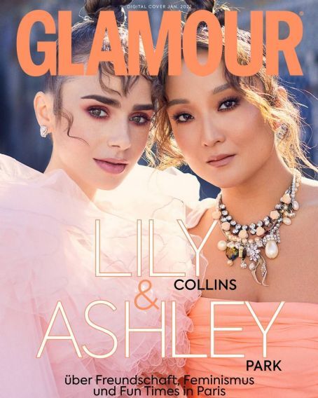 Lily Collins - Glamour Magazine Cover [United Kingdom] (January 2022)