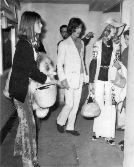 George Harrison and Pattie Boyd May 15, 1968 - with Jane Birkin at ...