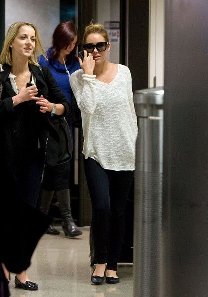 Lauren Conrad arrives at Los Angeles International Airport
