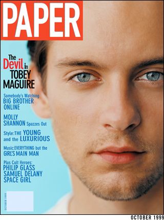 Tobey Maguire - Paper Magazine Cover [United States] (October 1999)