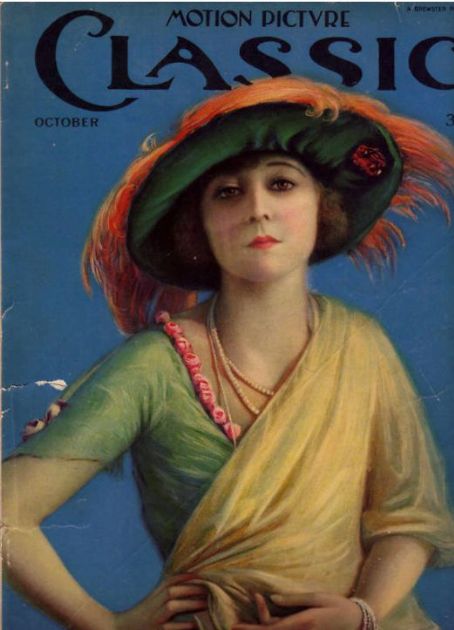 Ethel Clayton Motion Picture Classic Magazine October 1921 Cover Photo Ethel Clayton Motion Picture Classic Magazine October 1921 Cover Photo