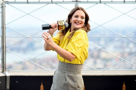Drew Barrymore – Pictured by lighting the Empire State Building in Midtown Manhattan