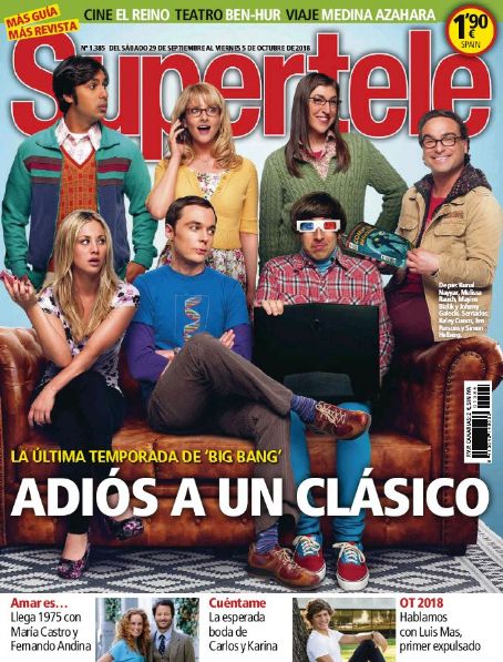 The Big Bang Theory - Supertele Magazine Cover [Spain] (29 September 2018)