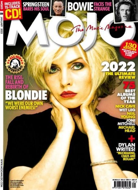 Debbie Harry, Mojo Magazine January 2023 Cover Photo - United Kingdom