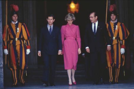 Princess Diana visiting Vatican, Rome, Italy - 28 April 1985
