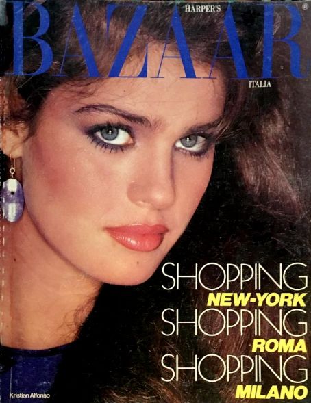 Kristian Alfonso, Harper's Bazaar Magazine December 1979 Cover Photo ...
