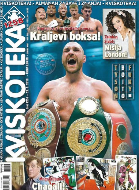 Tyson Fury - Kvizorama Magazine Cover [Croatia] (21 June 2019)