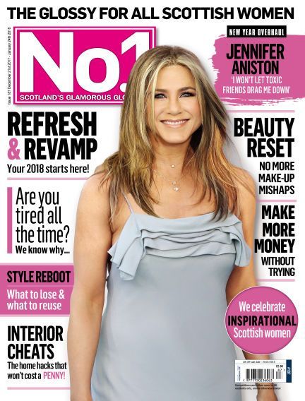 Jennifer Aniston - No.1 Magazine Cover [United Kingdom] (21 December 2017)