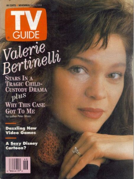 Valerie Bertinelli, TV Guide Magazine 16 November 1991 Cover Photo ...