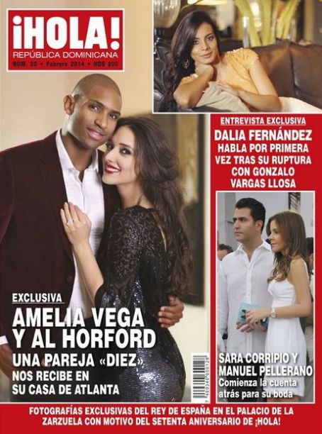 Amelia Vega, Al Horford - Hola! Magazine Cover [Dominican Republic] (February 2014)