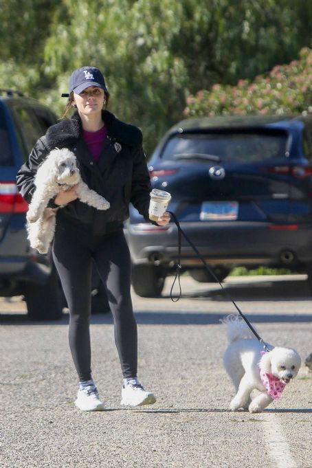 Lucy Hale – Seen at dog park in Hollywood Hills