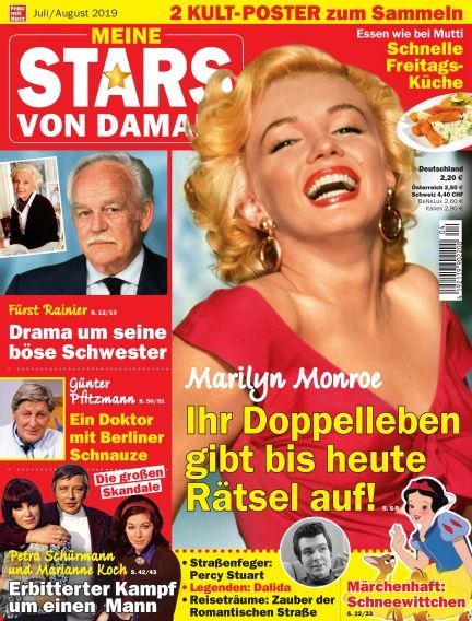 Marilyn Monroe - Stars Magazine Cover [Germany] (July 2019)