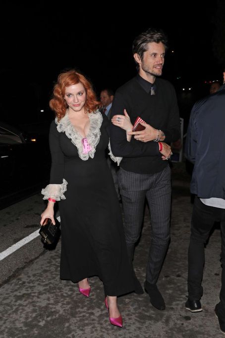 Christina Hendricks – Heads to a house party in Los Angeles | Christina ...