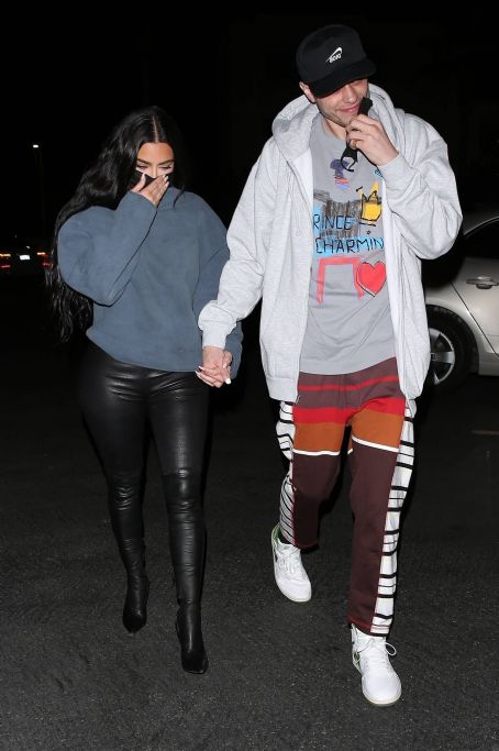 Kim Kardashian – With Pete Davidson leaving Jon and Vinny’s Fairfax after dinner in Beverly Hills