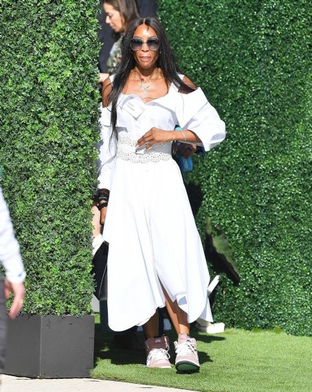 Naomi Campbell – Attends a JPMorgan Chase event in Miami Beach