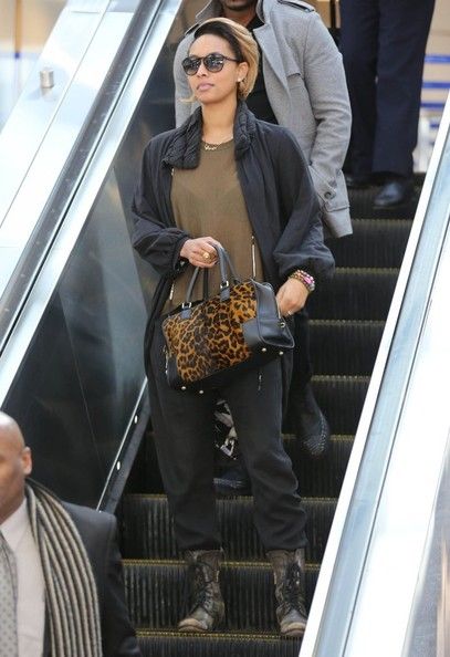 Keri Hilson arriving on a flight at LAX airport in Los Angeles