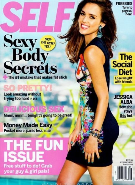 Jessica Alba, Self Magazine September 2012 Cover Photo - United States