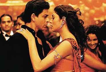 Shahrukh Khan and Sushmita Sen
