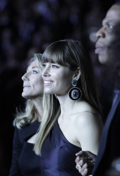 Jessica Biel - The 55th Annual GRAMMY Awards - Backstage And Audience