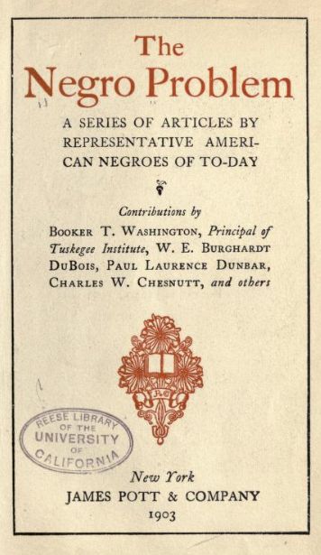 The Negro Problem (book)