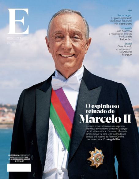 Marcelo Rebelo De Sousa, E! Magazine 19 February 2021 Cover Photo ...