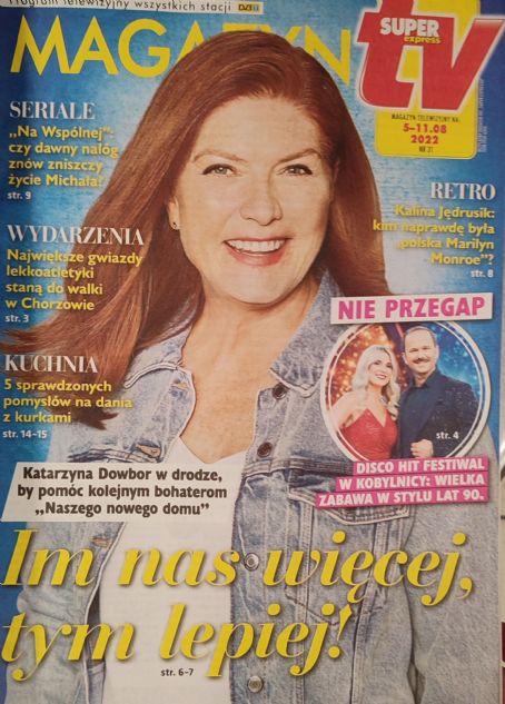 Katarzyna Dowbor - Super Express Tv Magazine Cover [Poland] (5 August 2022)